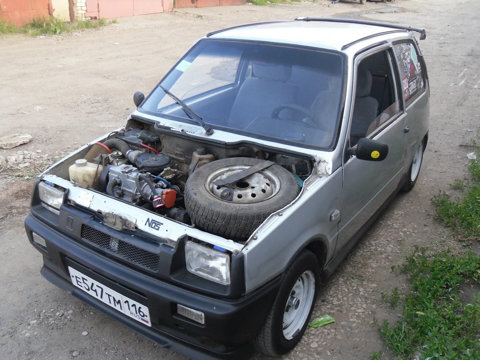 Ремонт ваз ока своими руками Капот на ходу открылся=) - Lada 11113 Ока, 0,8 л, 1996 года тюнинг DRIVE2