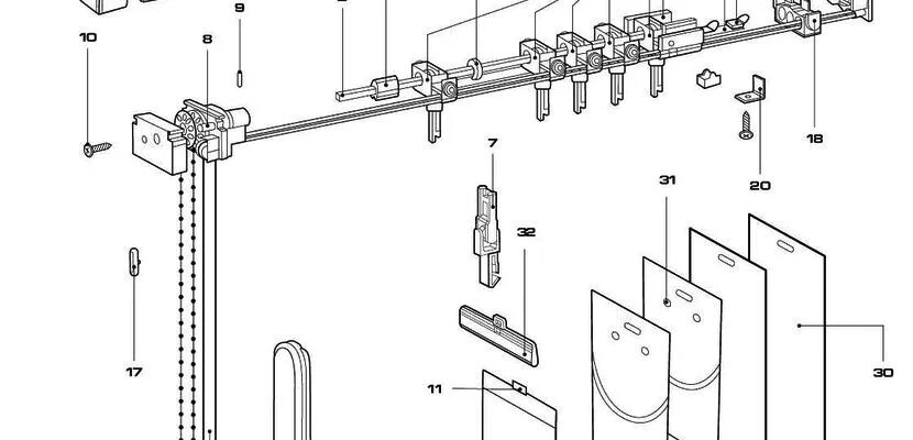 Ремонт вертикальных жалюзи своими Оконные жалюзи вертикальные устройство Da-Remontu.ru