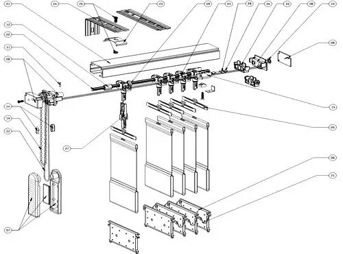Ремонт вертикальных жалюзи своими Комплектующие и запчасти для жалюзи в Антураж-Декор