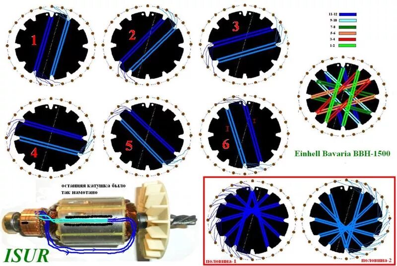 Ремонт якоря своими руками Ответы Mail.ru: Подскажите плиз как намотать ротор электродвигателя