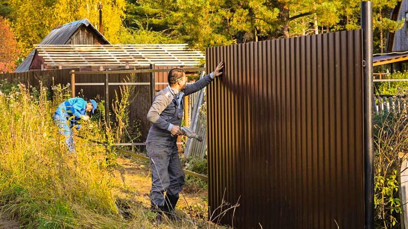 Ремонт забора своими руками Zabor Grad Volzhsky, fences and barriers, Volzhsky, ulitsa imeni Generala Karbys