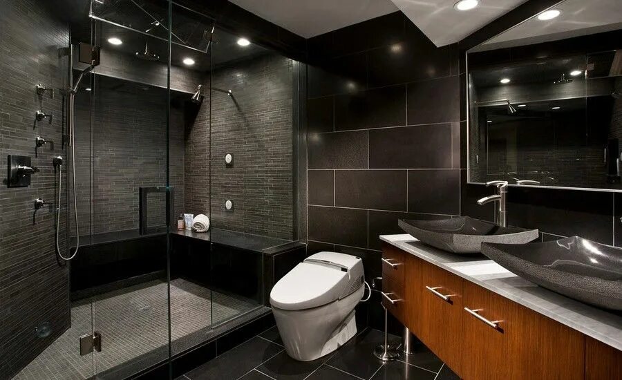 Ремонты в ванной фото дизайн 15 Stunning Masculine Bathroom Design Ideas Modernes badezimmerdesign, Badezimme