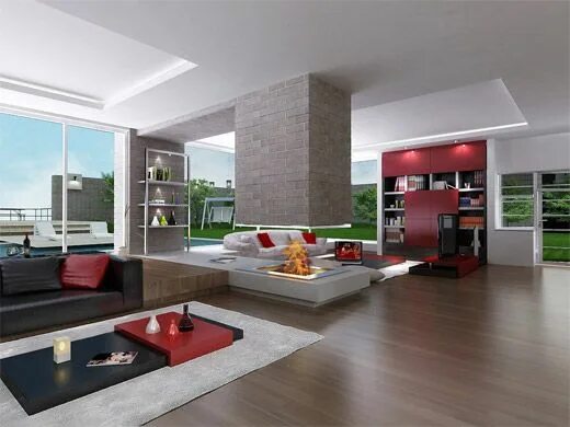 Рендер дизайн интерьера 40 Excellent Examples of Interior Designs Rendered in 3D Max Naldz Graphics