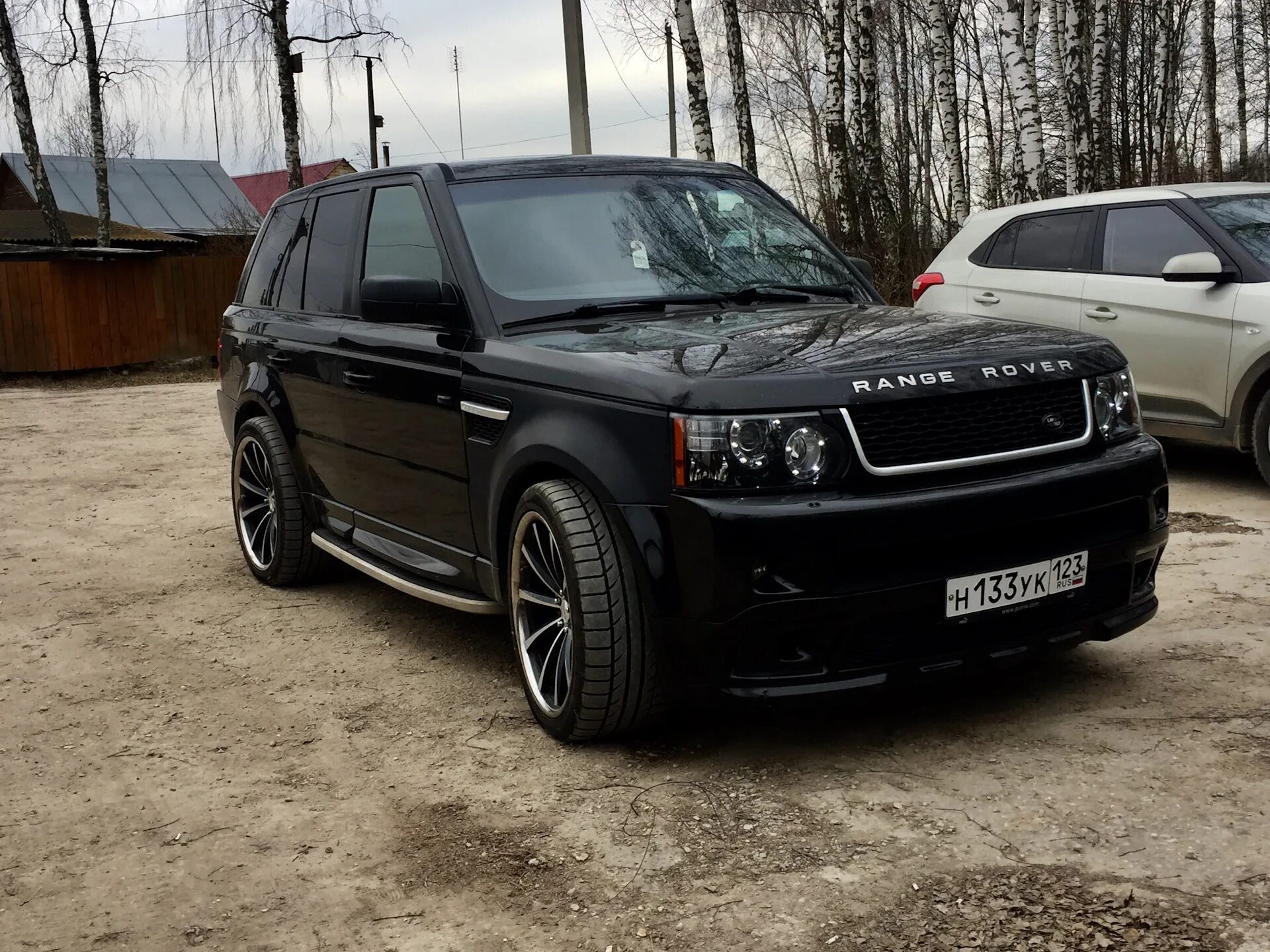 Рендж ровер спорт 2012 фото Лето r22 295/35 на VOSSEN CV1 - Land Rover Range Rover Sport (1G), 4,2 л, 2007 г