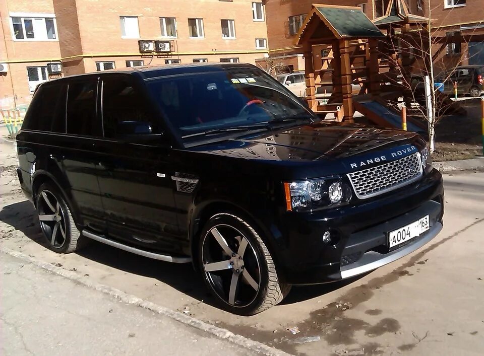 Рендж ровер спорт 2012 фото Vossen CV3 на чистой машине - Land Rover Range Rover Sport (1G), 3 л, 2012 года 