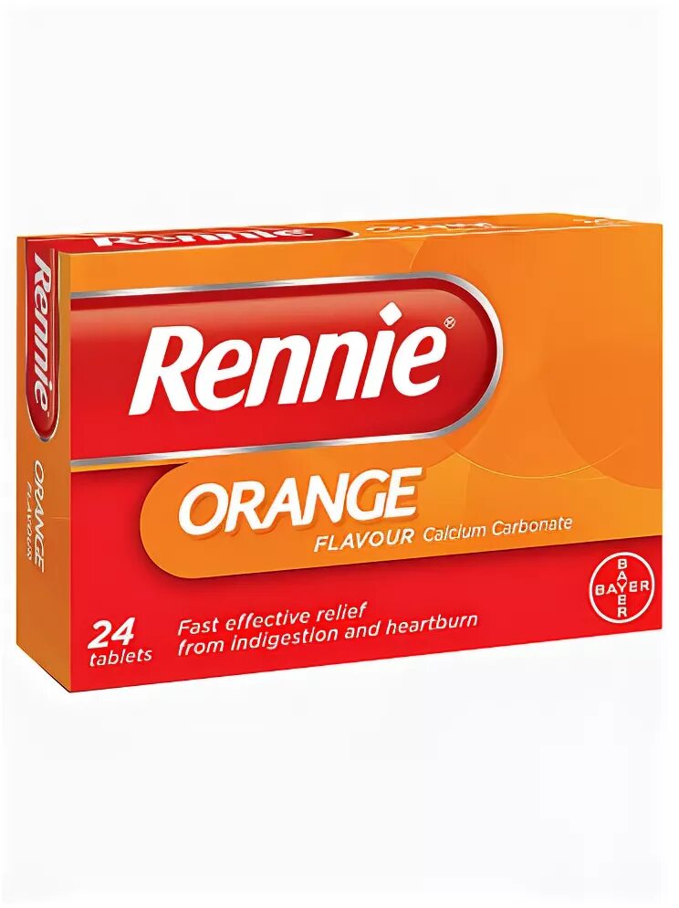 Ренни таблетки фото Buy Rennie Orange Chewable - 24 tablets Online - Daily Chemist