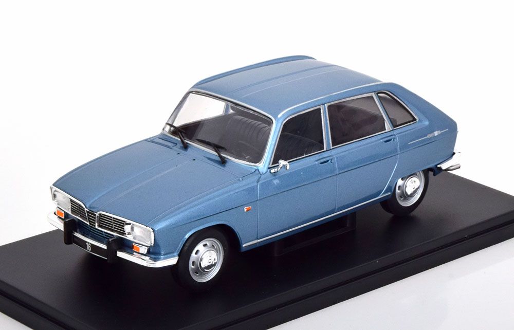 Рено 16 тс фото RENAULT 16 1965 Light Blue Metallic, масштабная модель коллекционная - купить в 