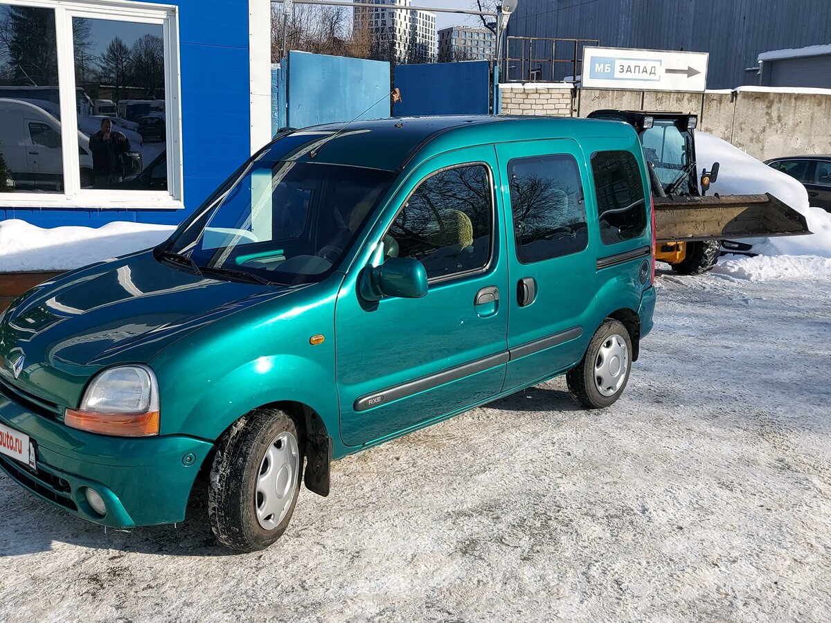 Рено 2000 года фото Купить б/у Renault Kangoo I 1.4 MT (75 л.с.) бензин механика в Москве: зелёный Р