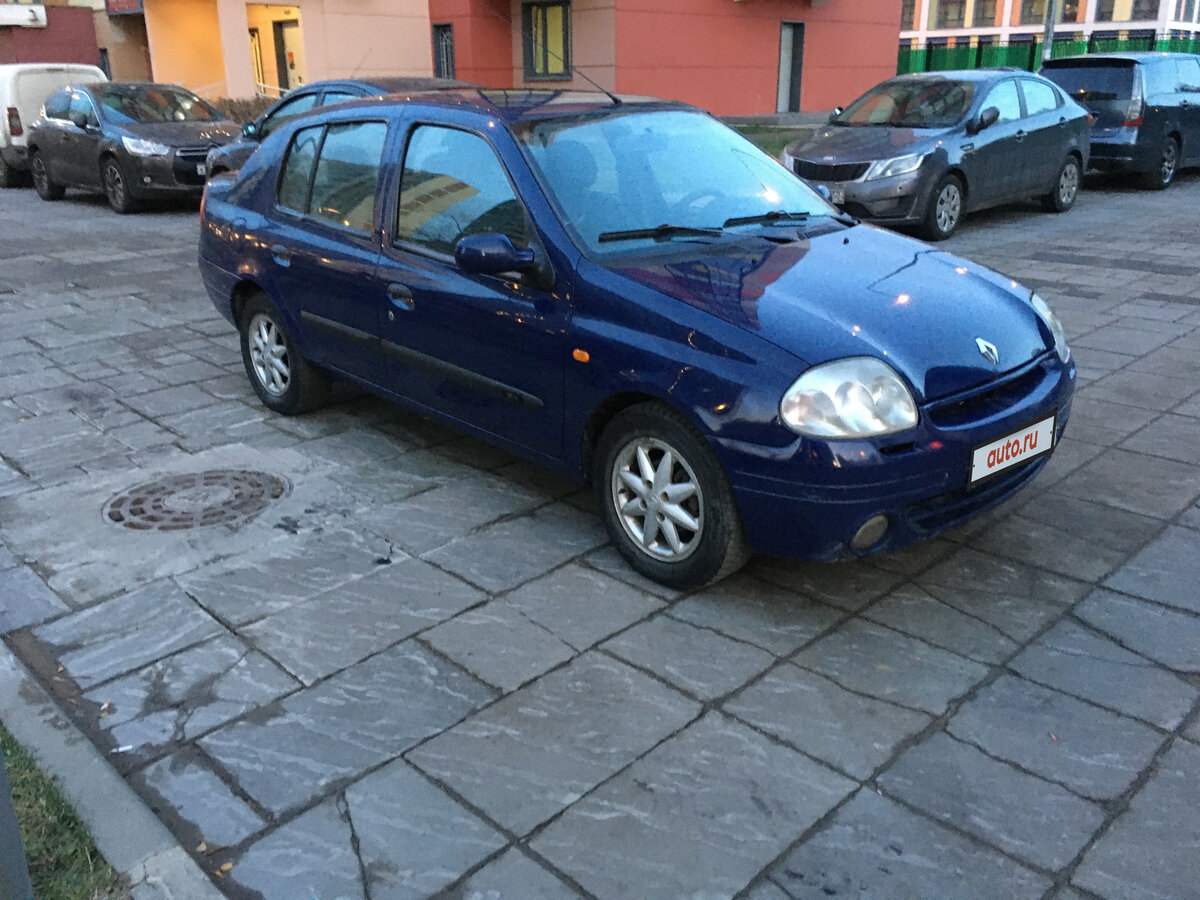 Рено 2001 года фото Купить б/у Renault Clio II 1.4 MT (75 л.с.) бензин механика в Москве: синий Рено