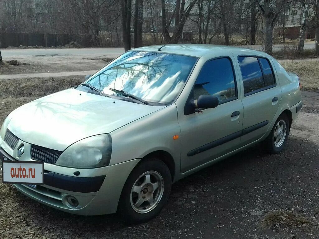 Рено 2002 года фото Купить б/у Renault Symbol I 1.4 MT (75 л.с.) бензин механика в Твери: зелёный Ре