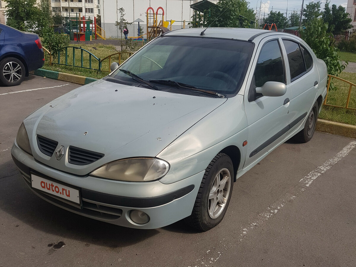 Рено 2002 года фото Купить б/у Renault Megane I Рестайлинг 1.4 MT (95 л.с.) бензин механика в Москве