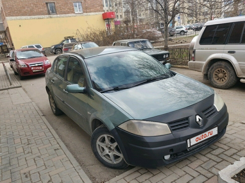 Рено 2004 фото Купить б/у Renault Megane II 1.6 MT (115 л.с.) бензин механика в Рязани: зелёный