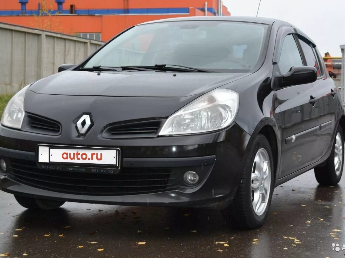 Рено 2007 фото Купить б/у Renault Clio III 1.6 AT (110 л.с.) бензин автомат в Ярославле: чёрный