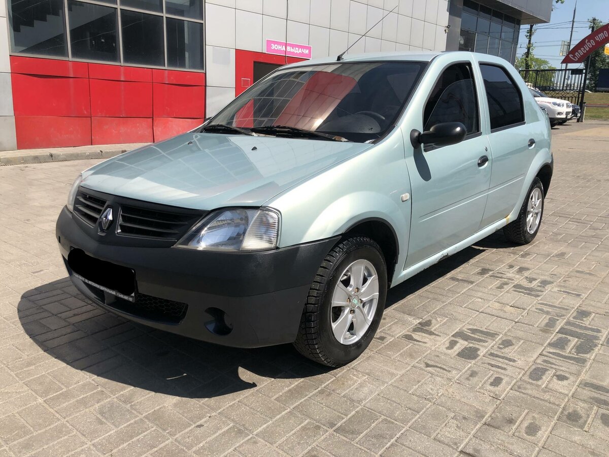 Рено 2007 года фото Купить б/у Renault Logan I 1.4 MT (75 л.с.) бензин механика в Москве: голубой Ре