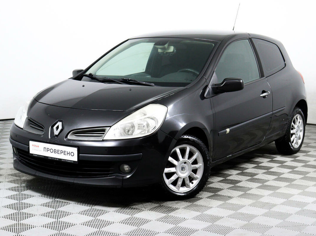 Рено 2008 года фото Купить б/у Renault Clio III 1.6 AT (110 л.с.) бензин автомат в Москве: чёрный Ре