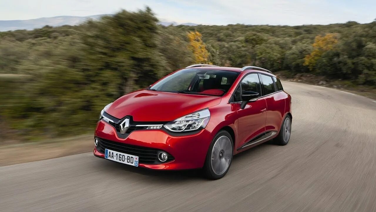 Рено 2013 года фото RENAULT Clio Estate (2013) - YouTube