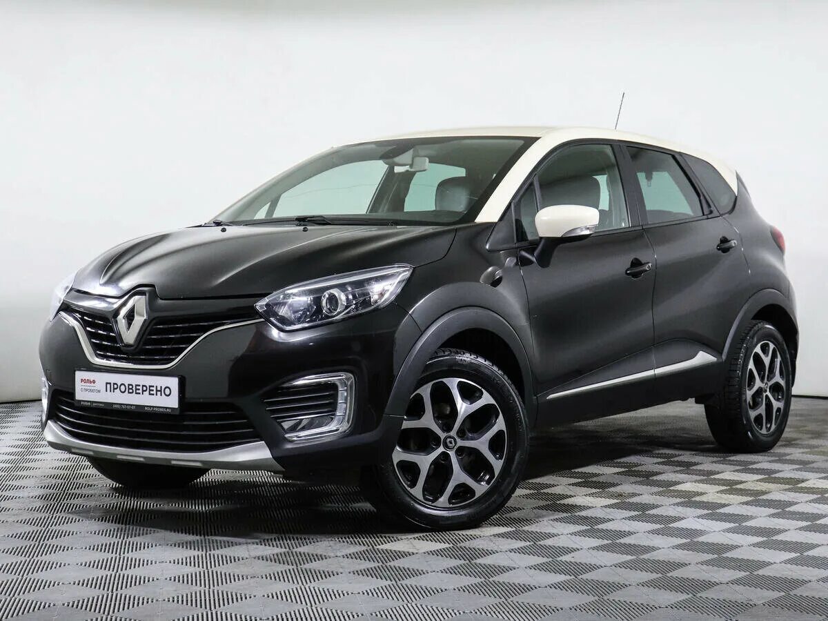 Рено 2017 фото Купить б/у Renault Kaptur I 2.0 AT (143 л.с.) 4WD бензин автомат в Москве: чёрны