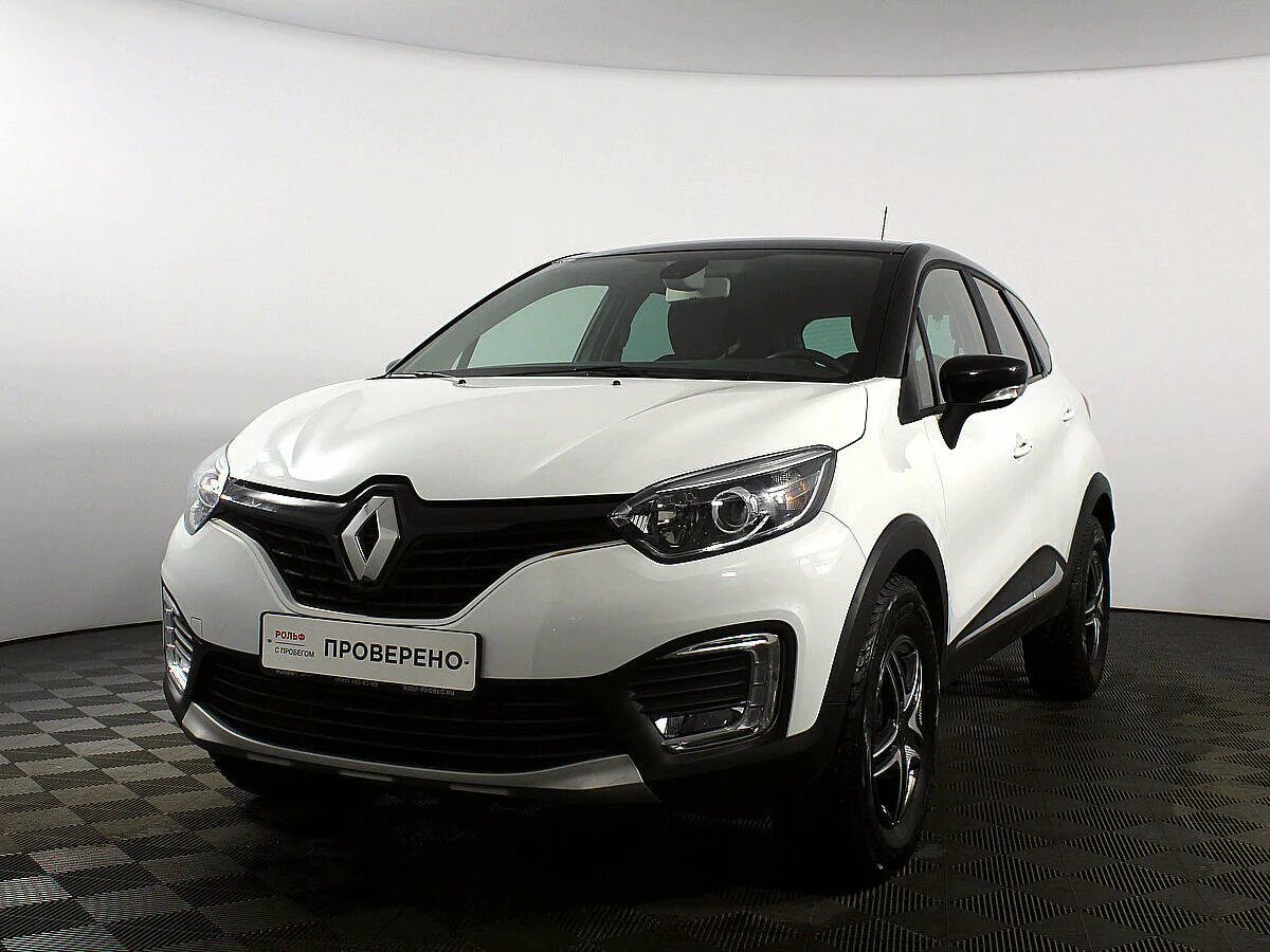 Рено 2017 фото Купить б/у Renault Kaptur I 1.6 CVT (114 л.с.) бензин вариатор в Москве: белый Р