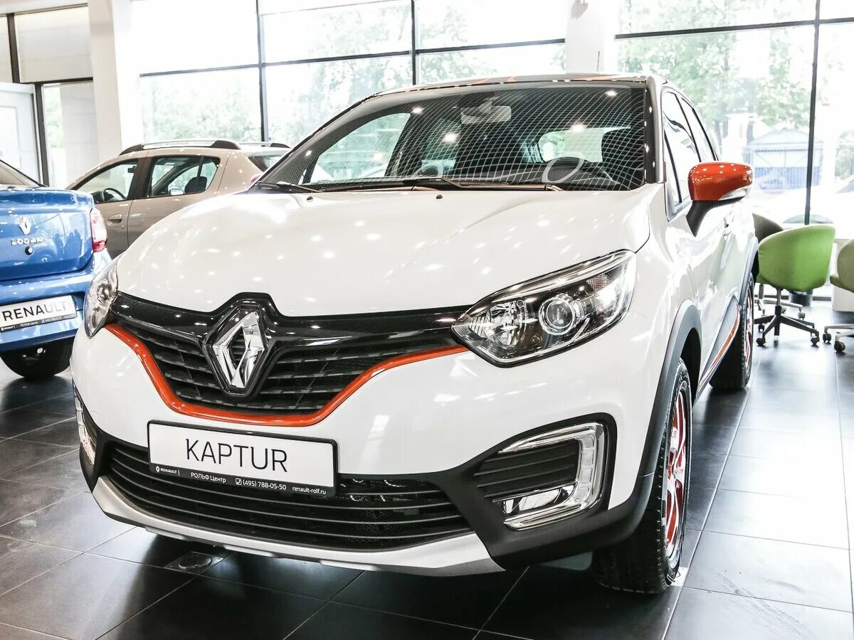 Рено 2018 фото Купить новый Renault Kaptur I 1.6 CVT (114 л.с.) бензин вариатор в Москве: белый