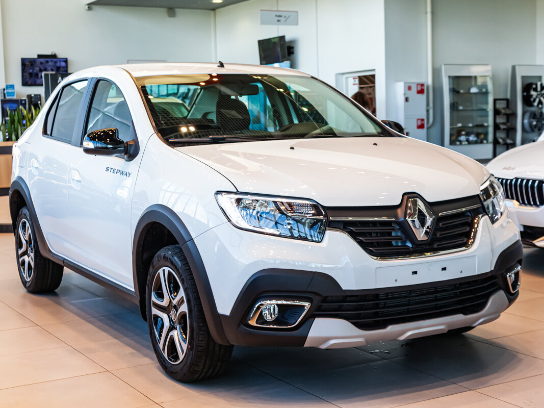 Рено 2019 комплектации и цены фото Купить новый Renault Logan II Рестайлинг Stepway 1.6 MT (82 л.с.) бензин механик