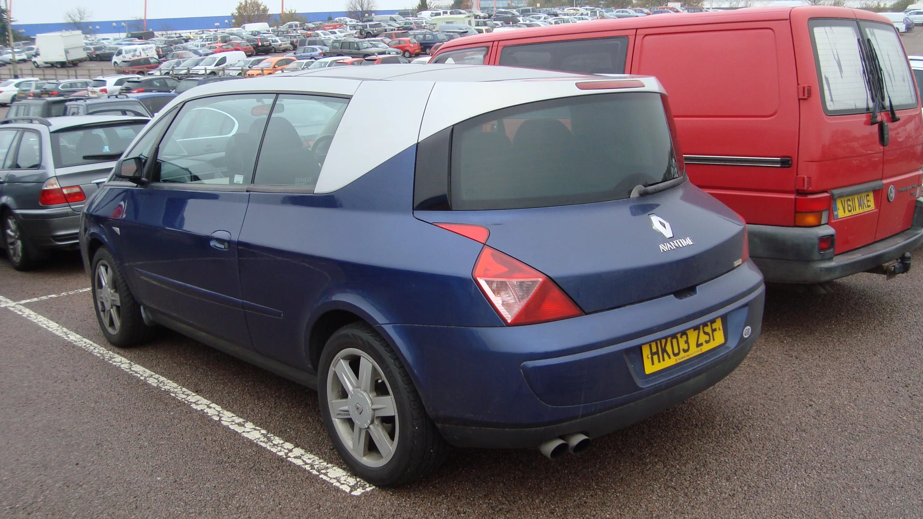 Рено авантайм фото File:2003 Renault Avantime 2.0 Turbo Dynamique (15688898847).jpg - Wikimedia Com