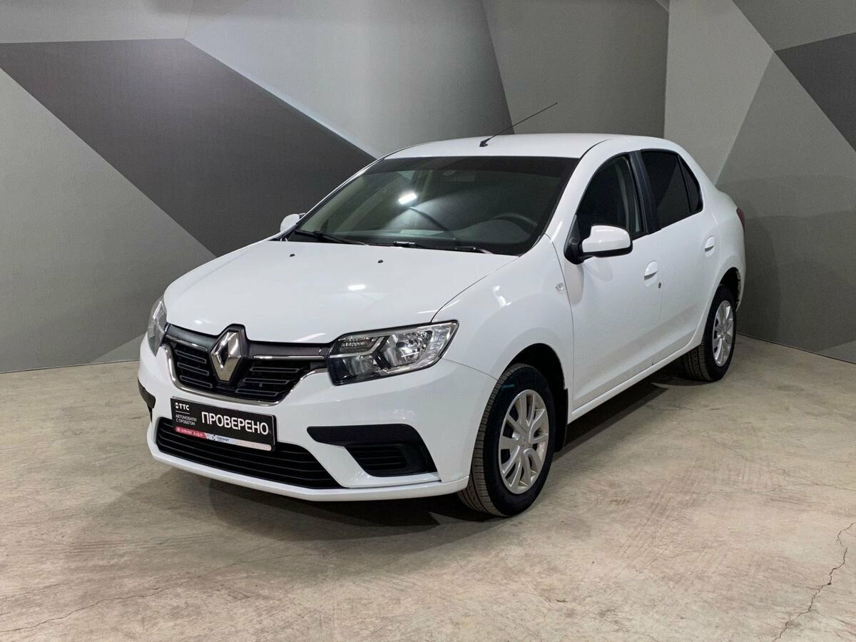 Рено белая машина фото Купить б/у Renault Logan II Рестайлинг 1.6 MT (82 л.с.) бензин механика в Пригор