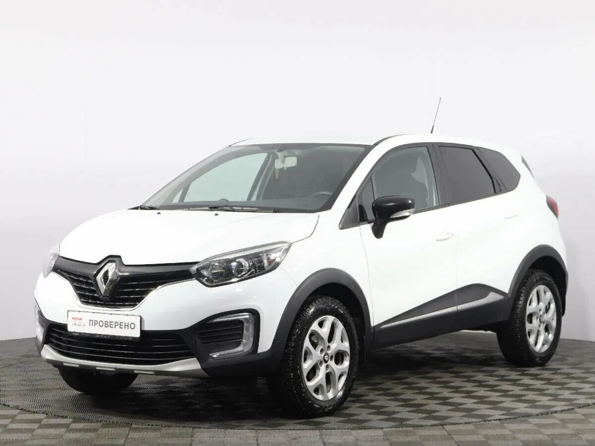 Рено белый фото Купить б/у Renault Kaptur I 1.6 CVT (114 л.с.) бензин вариатор в Санкт-Петербург