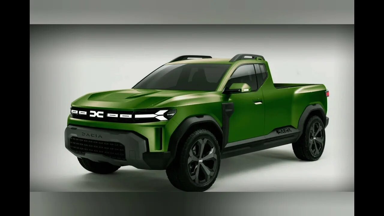 Рено бигстер фото New Dacia Bigster Pickup truck look great / spy photos or Web design? / Could be