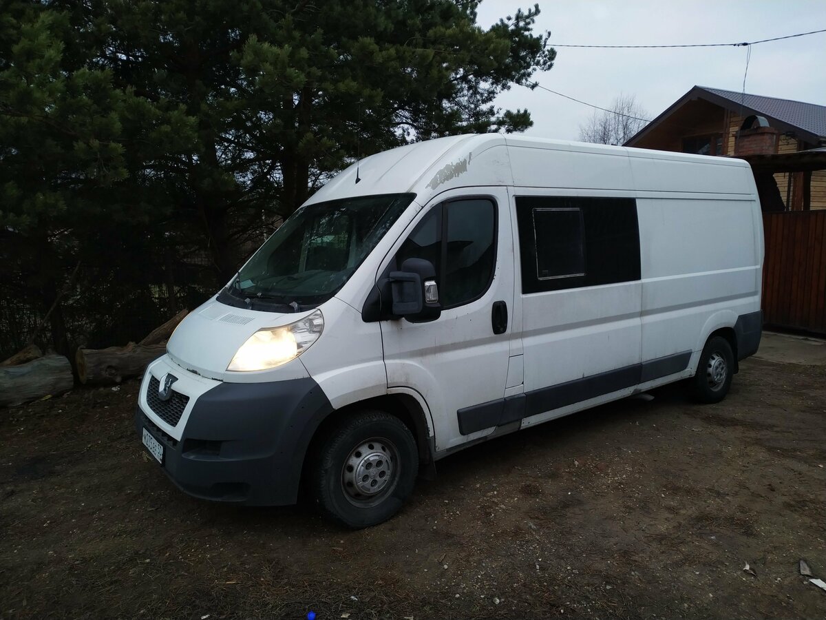 Рено боксер фото Купить б/у Peugeot Boxer дизель механика в Москве: белый цельнометаллический фур