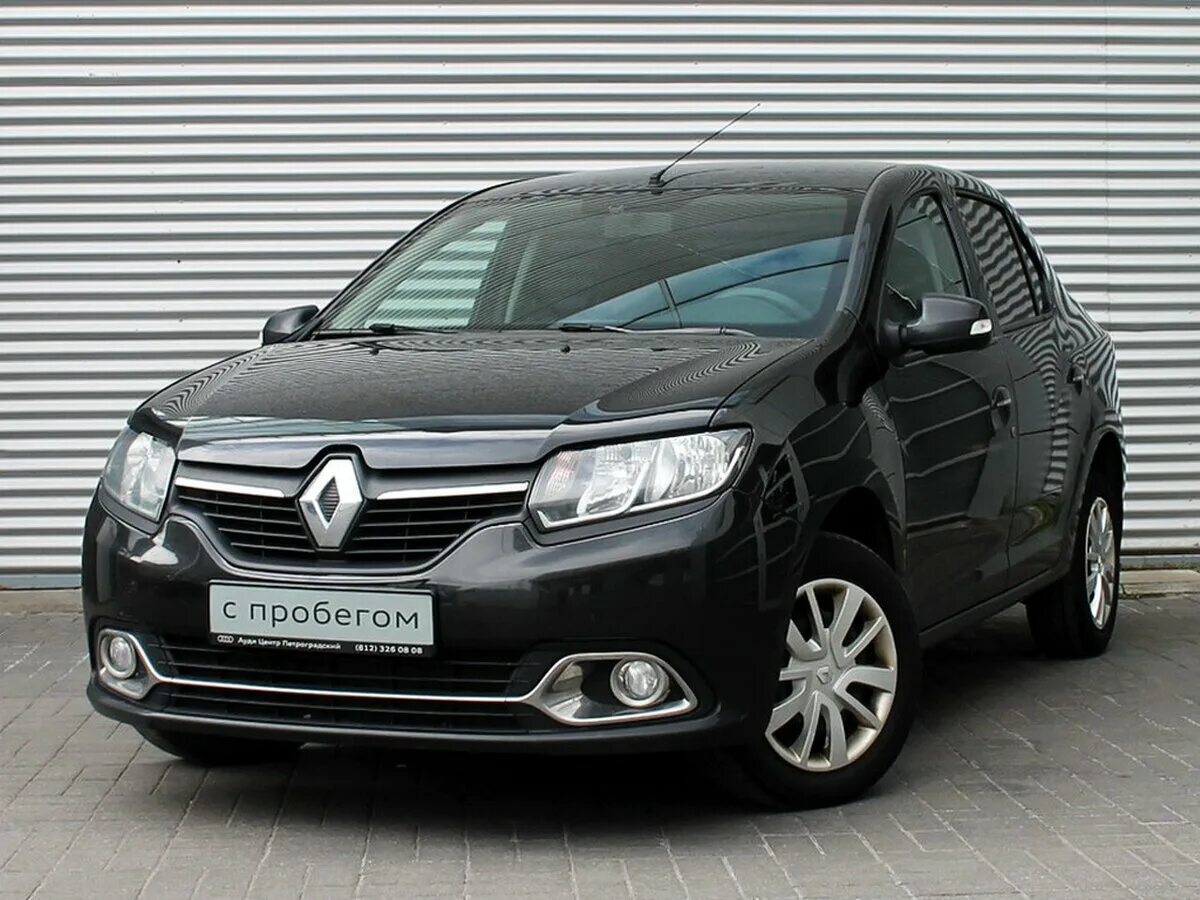 Рено черного цвета фото Купить б/у Renault Logan II 1.6 MT (102 л.с.) бензин механика в Санкт-Петербурге