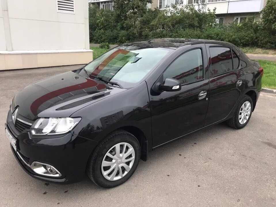 Рено черного цвета фото Купить б/у Renault Logan II 1.6 MT (113 л.с.) бензин механика в Дзержинске: чёрн