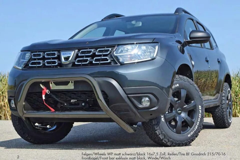 Рено дастер 2019 тюнинг Лебедка в Duster 2 - выбор места установки - Renault Duster (2G), 1,5 л, 2021 го