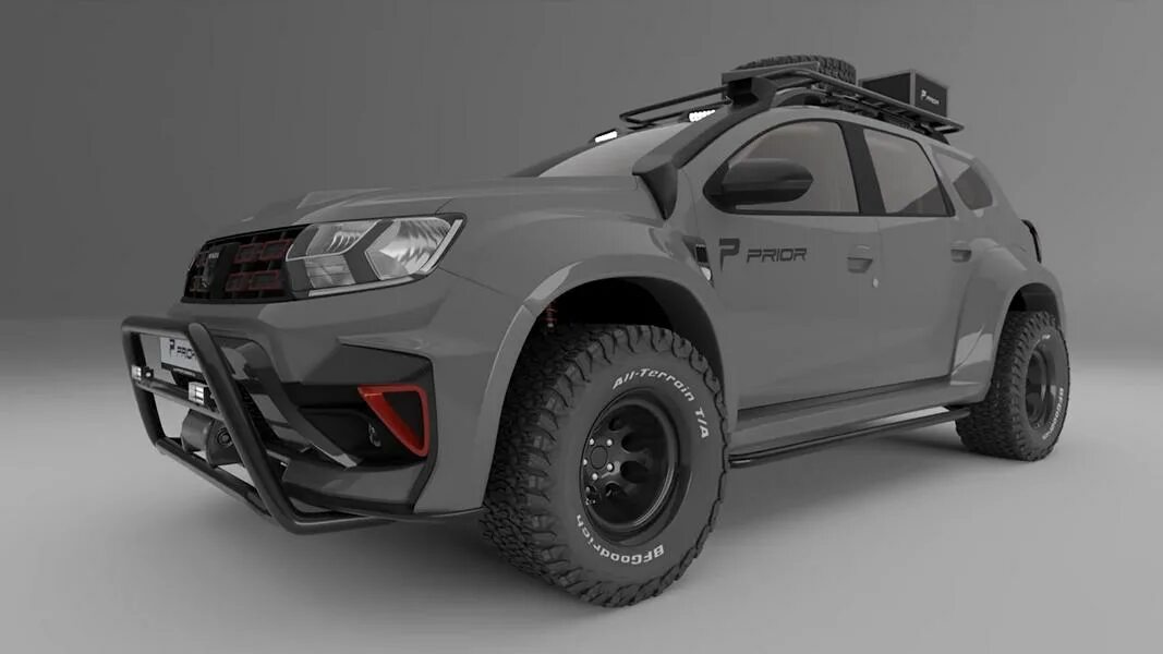 Рено дастер 2021 тюнинг Formacar: Prior Design сначала опустил, а потом поднял паркетник Dacia Duster