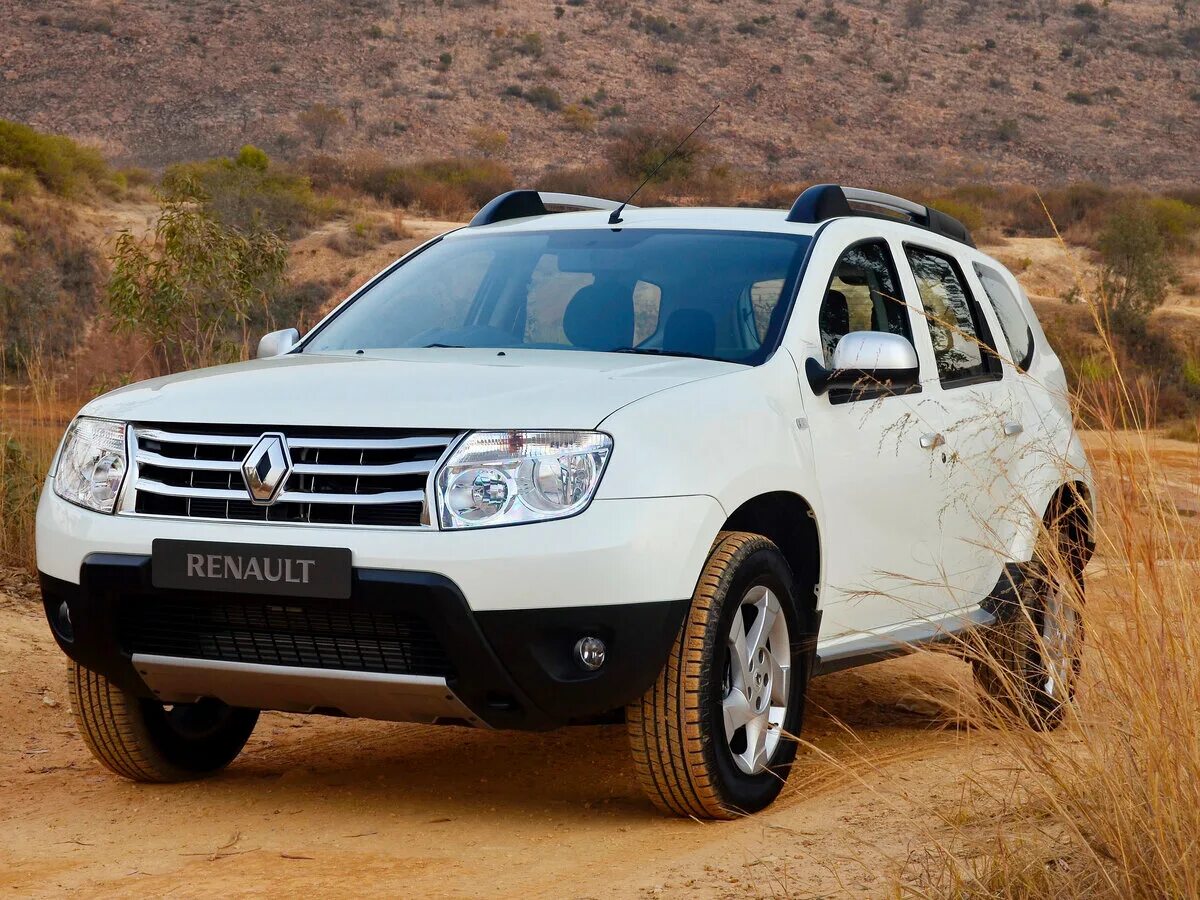 Рено дастер фото спереди Купить б/у Renault Duster I 1.6 MT (102 л.с.) бензин механика в Курске: белый Ре