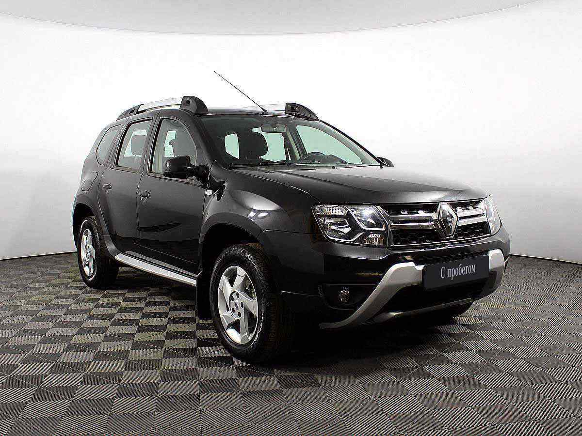 Рено дастер фото цена Renault Duster Черный 2016 с пробегом 88 664 км. в автоцентре Крост в Ростове-на