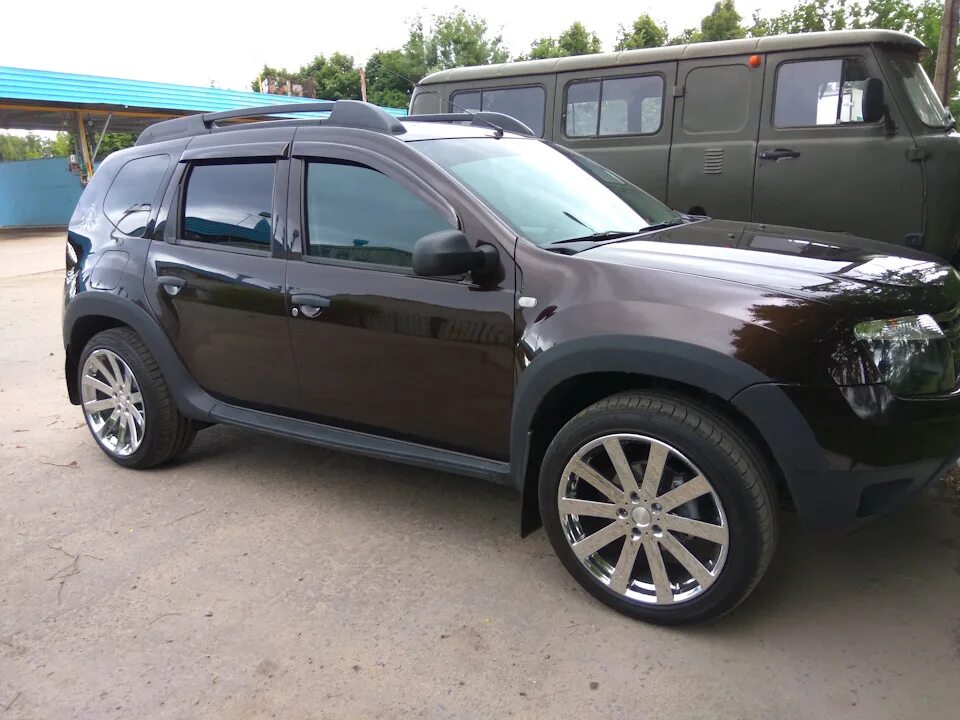 Рено дастер на 18 дисках фото Лето, отпуск, Triangle 245/45 r19 - Renault Duster (1G), 1,6 л, 2014 года шины D