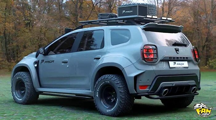 Рено дастер тюнинг оффроад Обвес Widebody на Dacia (Renault) Duster от Prior Design