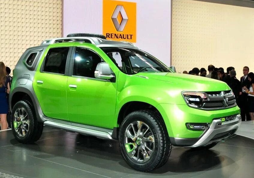 Рено дастер зеленый фото Фото Renault DCross (19)