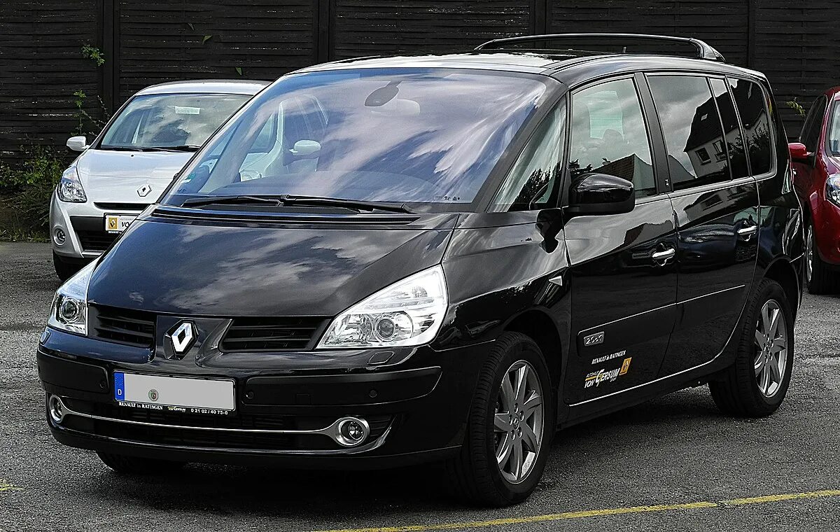 Рено эспейс 4 фото File:Renault Espace Edition 25th dCi 175 (IV, Facelift) - Frontansicht, 17. Juli