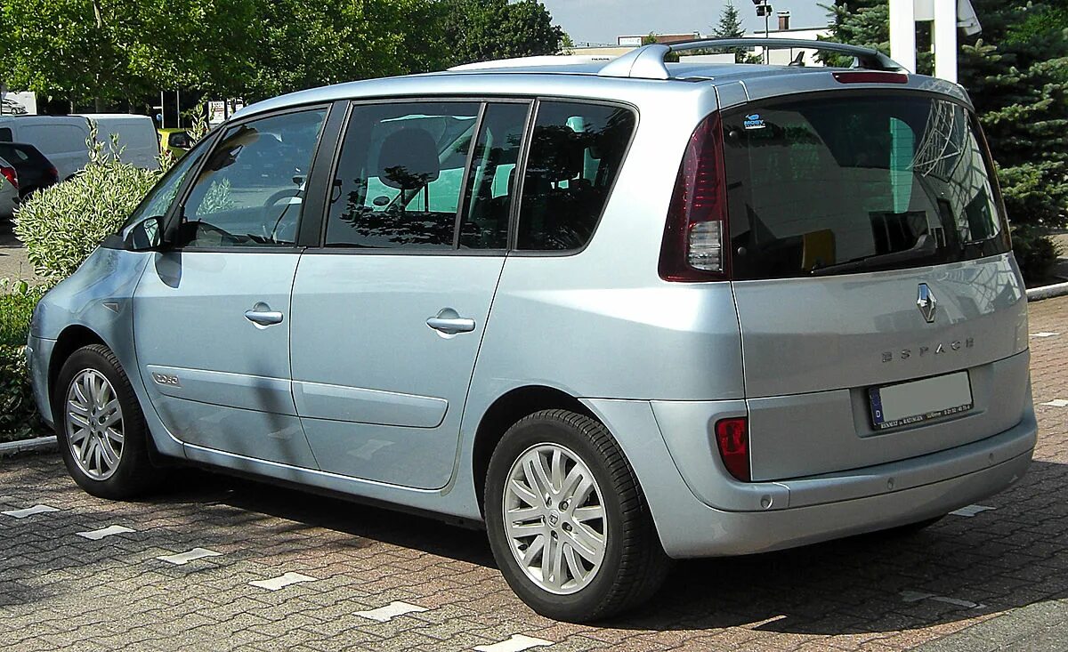 Рено эспейс 4 фото Fichier:Renault Espace IV 2.0 dCi Facelift rear 20100718.jpg - Wikipédia