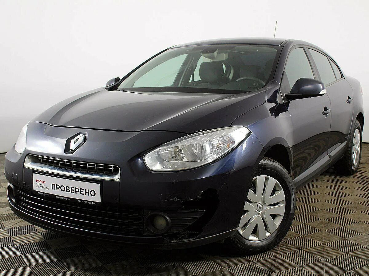 Рено флюенс 2010 фото Купить б/у Renault Fluence I 1.6 AT (106 л.с.) бензин автомат в Москве: синий Ре