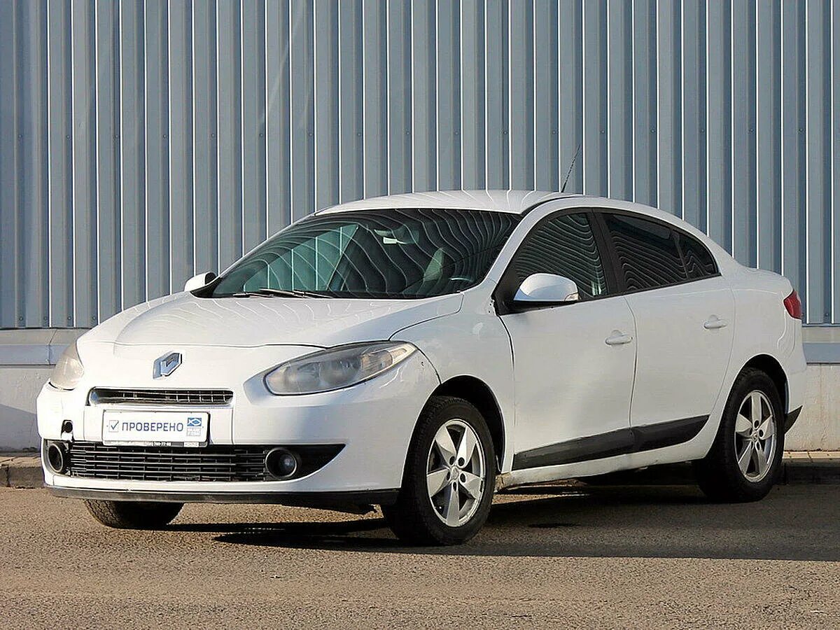 Рено флюенс 2010 фото Купить б/у Renault Fluence I 1.6 MT (110 л.с.) бензин механика в Москве: белый Р