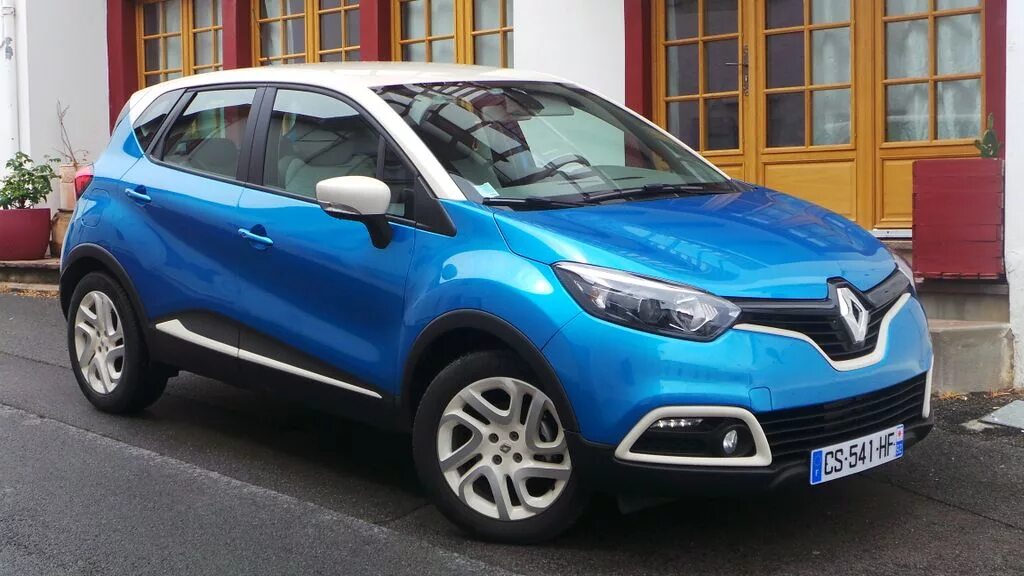 Рено фото голубой Renault Captur 4x4