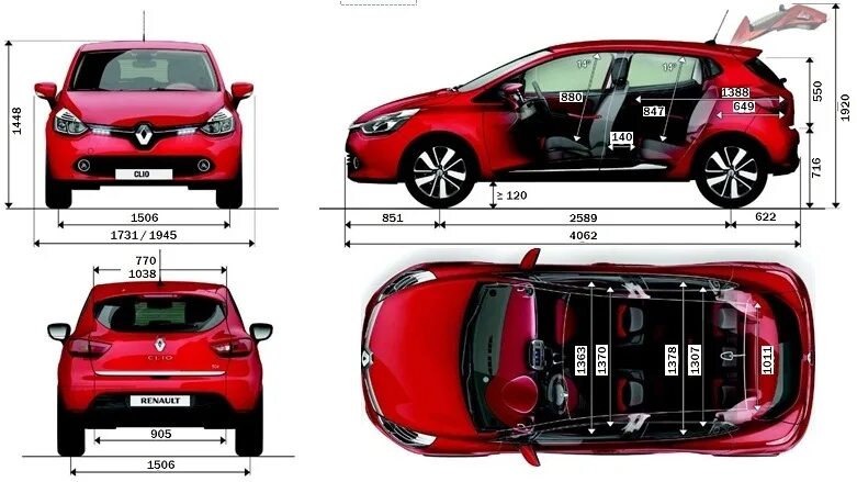 Рено габарит фото История RENAULT CLIO ЧАСТЬ 4 - Renault Clio III, 1,6 л, 2008 года наблюдение DRI