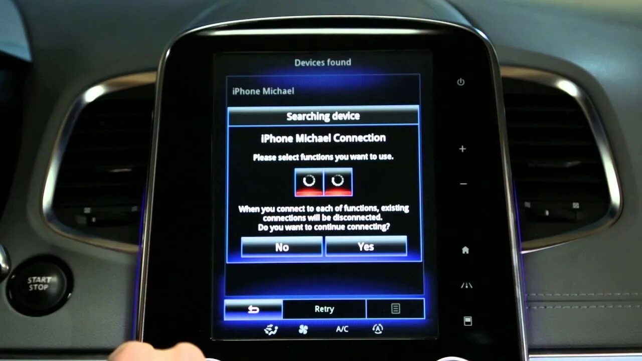 Рено как подключить блютуз Uw iPhone-smartphone koppelen? - YouTube