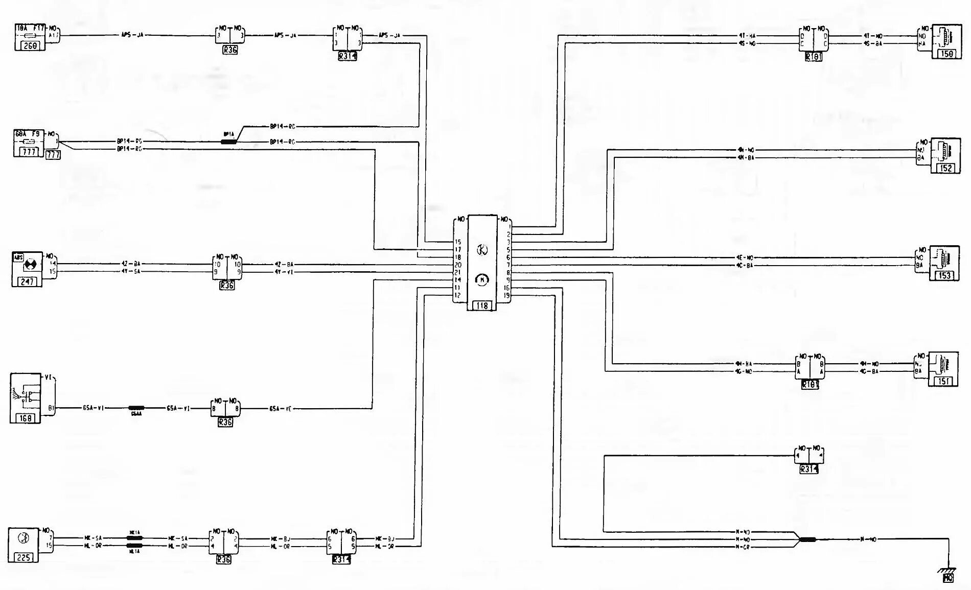 Рено кангу схема проводки ABS anti-lock braking system (models since 2001) (Renault Kangoo 1, 1997-2007) -