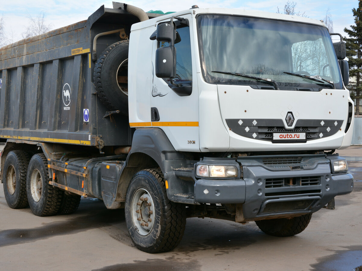 Рено керакс фото Купить б/у Renault Kerax дизель механика в Москве: белый самосвал 2013 года на А