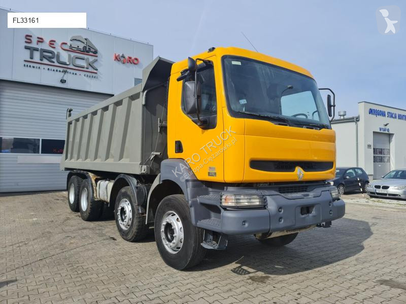 Рено керакс фото Самосвал Renault Kerax 370 8x4 Дизельное топливо Евро 3 б/у - n ° 8788659