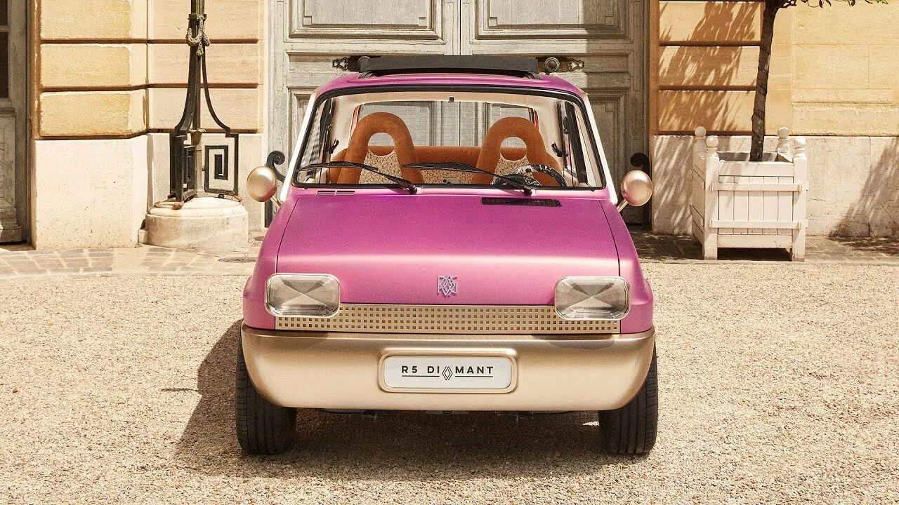 Рено классик фото New Renault 5 Diamant Electric Show-Car by Pierre Gonalons - YouTube