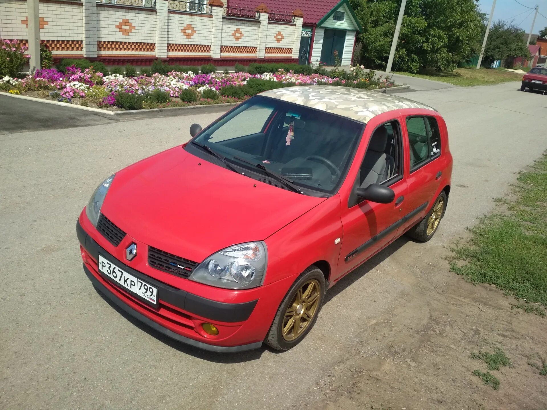 Рено клио 2 фото Как Clio чуть не стал кабриолетом - Renault Clio II, 1,4 л, 2003 года кузовной р